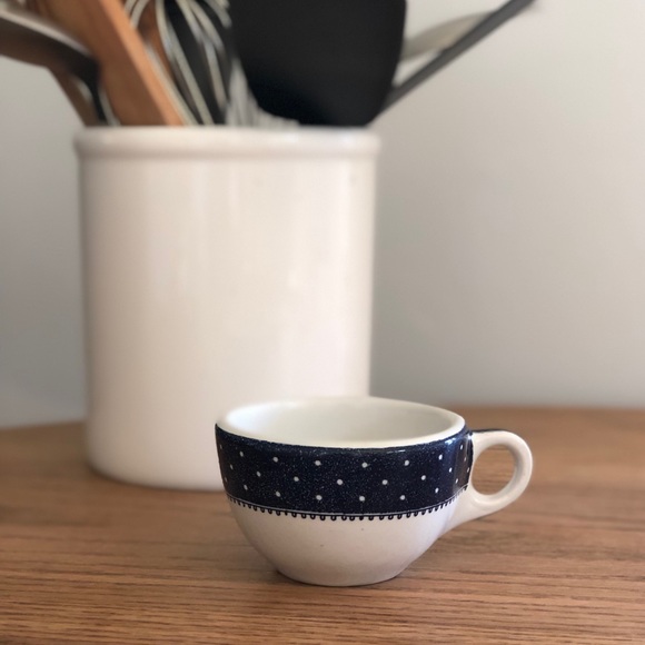 CONWAY Vintage Vitrified Ridgway Blue White Cup - Picture 4 of 4